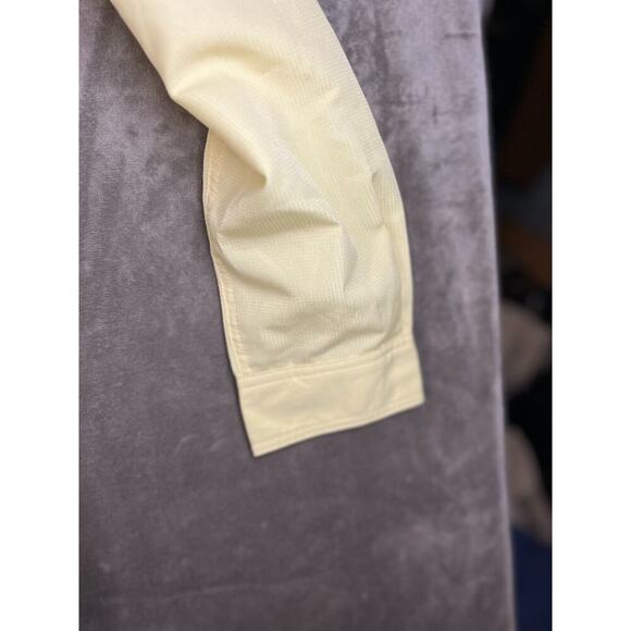Aftco Shirt Men's Medium Button-Down Yellow Vented Fishing Apparel Outdoor - Picture 2 of 5